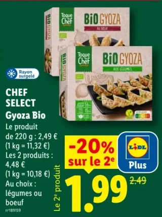 Chef Select Gyoza Bio