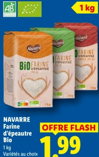 Navarre Farine d'épeautre Bio