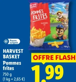 Harvest Basket Pommes frites Pat' Patrouille