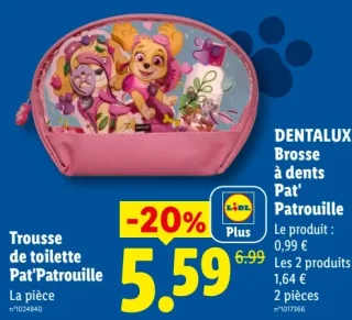 Trousse de toilette Pat'Patrouille