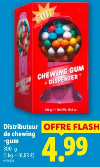 Distributeur de chewing-gum