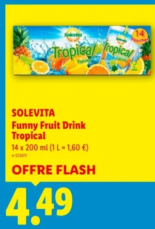 SOLEVITA Funny Fruit Drink Tropical