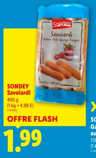 SONDEY Savoiardi