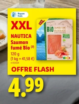 Nautica Saumon fumé Bio XXL