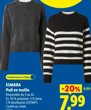 ESMARA Pull en maille
