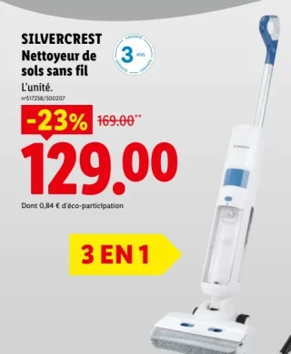 SILVERCREST Nettoyeur de sols sans fil
