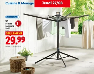 W5 Séchoir parapluie