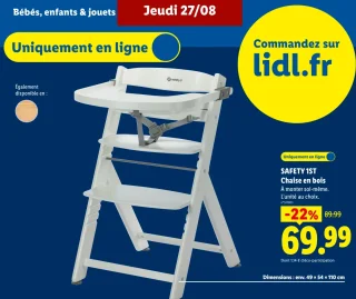 SAFETY 1ST Chaise en bois