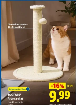 ZOOFARI® Arbre à chat (38 x 54 cm)