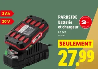 PARKSIDE Batterie et chargeur