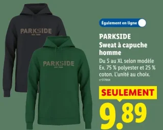 PARKSIDE Sweat à capuche homme