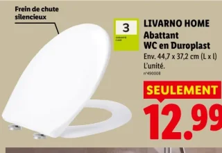 LIVARNO HOME Abattant WC en Duroplast