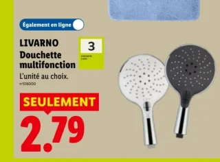 LIVARNO Douchette multifonction
