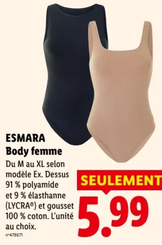 ESMARA Body femme