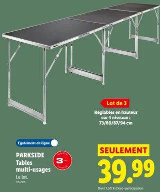 PARKSIDE Tables multi-usages