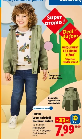 Lupilu Veste softshell Premium enfant