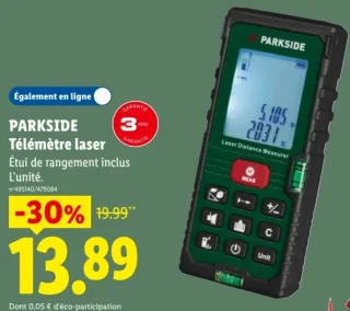 PARKSIDE Télémètre laser