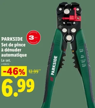 PARKSIDE Set de pince à dénuder automatique