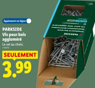 PARKSIDE Vis pour bois aggloméré