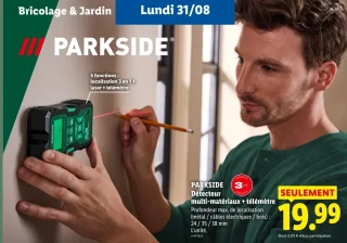 PARKSIDE Détecteur multi-matériaux + télémètre