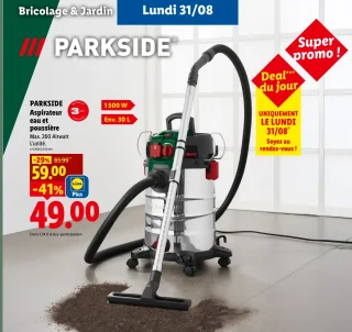 PARKSIDE Aspirateur eau et poussière