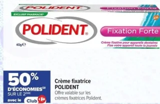 Crème fixatrice POLIDENT