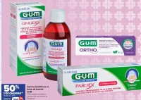 Gamme dentifrices et bains de bouche GUM