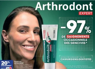 Dentifrices ARTHRODONT (Classic, Protect, Protect+ et Fraîcheur)