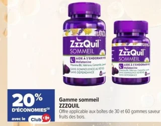 Gamme sommeil ZzzQuil