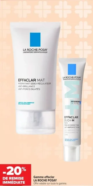 Gamme effaclar LA ROCHE POSAY