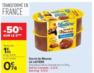 LA LAITIERE Secret de Mousse