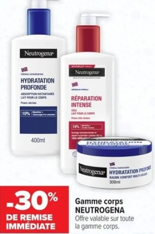 Gamme corps NEUTROGENA