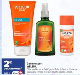 Gamme sport WELEDA