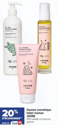 Gamme cosmétique bébé/ maman JOONE