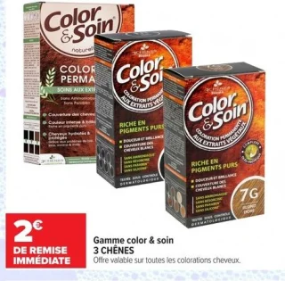 Gamme color & soin 3 CHÊNES - Colorations cheveux