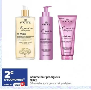 Gamme hair prodigieux NUXE