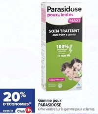 Gamme poux PARASIDOSE