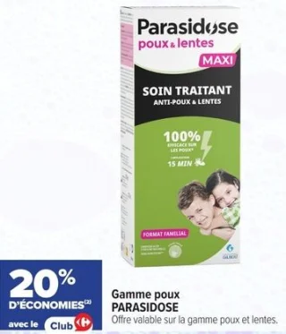 Gamme poux PARASIDOSE
