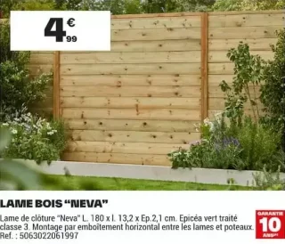 Lame bois "Neva" Blooma