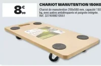 Chariot Manutention 150KG