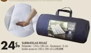 Surmatelas Roulé