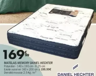 Matelas Memory Daniel Hechter