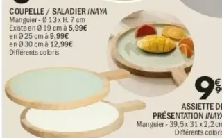 ASSIETTE DE PRÉSENTATION INAYA