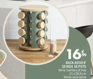 RACK ROTATIF SENSIA 16 POTS