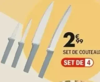 Set de couteaux