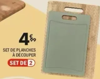 Set de planches à découper