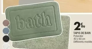 TAPIS DE BAIN
