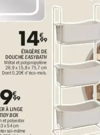 ÉTAGÈRE DE DOUCHE EASYBATH