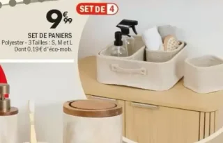 SET DE PANIERS