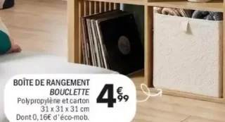 Boîte de rangement Bouclette